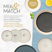 Mesa Ceramics - Mesa Ceramics Uno Alabaster Stoneware Plate 22cm