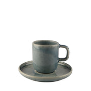 Mesa Ceramics - Mesa Ceramics Uno Speckle Blue Stoneware Espresso Cup and Saucer 75ml