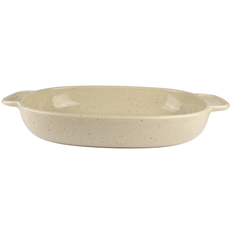 Mesa Ceramics - Mesa Ceramics Uno Speckle Nature Stoneware Roaster 40 cm