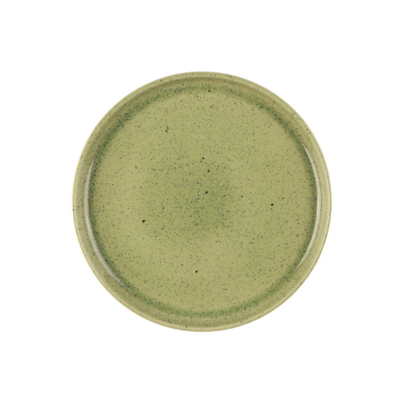 Mesa Ceramics - Mesa Ceramics Uno Speckle Green Stoneware Plate 17cm