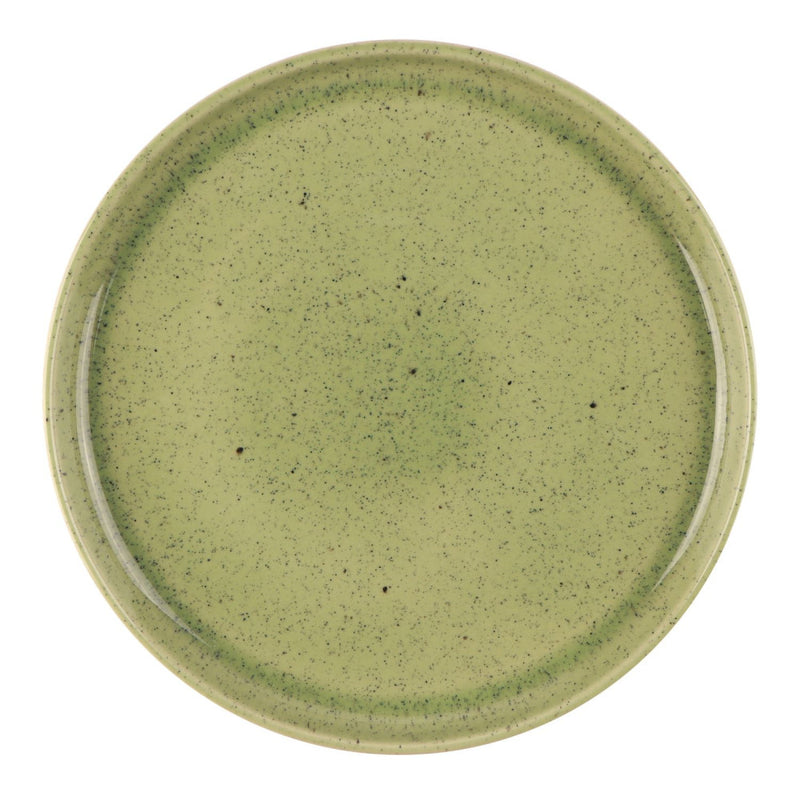 Mesa Ceramics - Mesa Ceramics Uno Speckle Green Stoneware Dinner Plate 28cm
