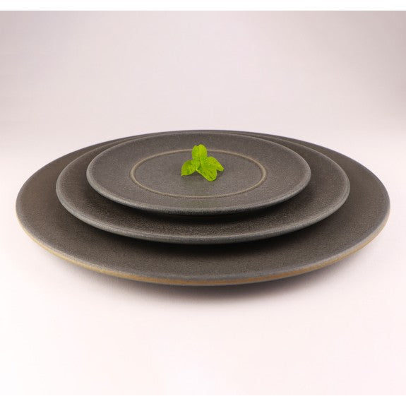 Mesa Ceramics - Mesa Ceramics Unico Anthracite Plate 17 cm
