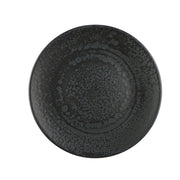 Mesa Ceramics - Mesa Ceramics Black Hammered Stoneware Salad Plate 21 cm