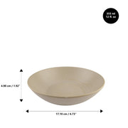 Mesa Ceramics - Mesa Ceramics Marble Hammered Stoneware Dining Bowl 17 cm
