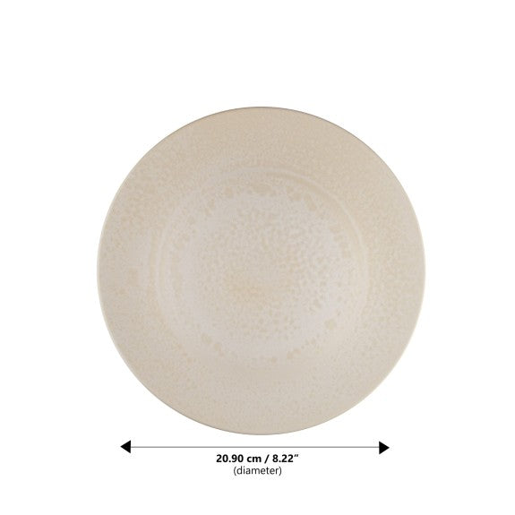 Mesa Ceramics - Mesa Ceramics Marble Hammered Stoneware Salad Plate 21 cm