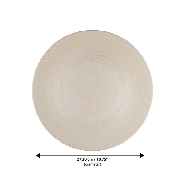 Mesa Ceramics - Mesa Ceramics Marble Hammered Dinner Plate 27 cm