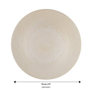Mesa Ceramics - Mesa Ceramics Marble Hammered Stoneware Presentation Plate 33 cm