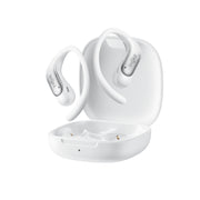Shokz - Shokz OpenFit Air 2 White Bluetooth Headset Smart Mic Around Ear Air Conduction - OpenBass - Water Resistant IP54