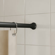 UMBRA - Chroma Shower Tension Rod-Matte Black-Size-42-72"-Diameter-5/8" (1.6cm approx)