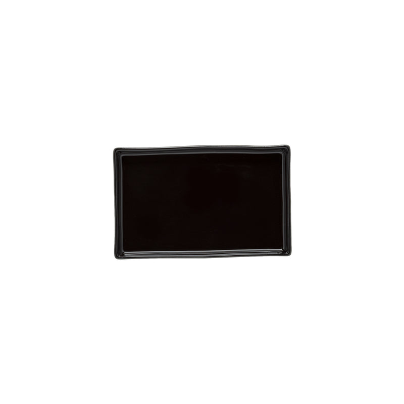 Costa Nova - Lagoa Eco Gres Rectangular Tray - Black