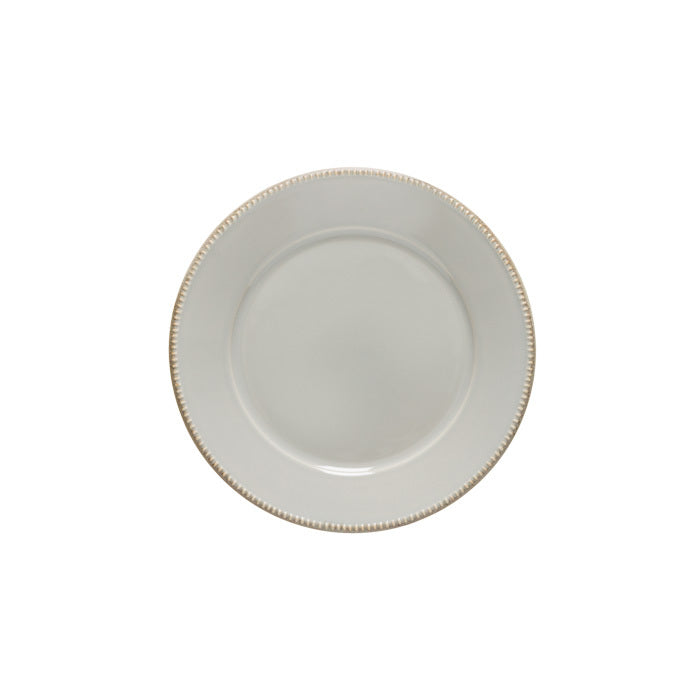 Costa Nova - Luzia Ash Grey Round Salad / Dessert Plate