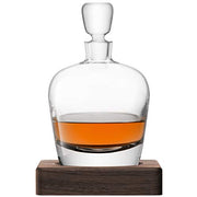 LSA - Whisky Arran Decanter 1 L Clear & Walnut Base