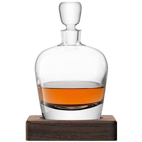 LSA - Whisky Arran Decanter 1 L Clear & Walnut Base