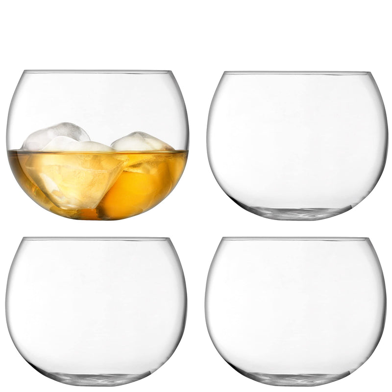 LSA - Rocker Tumbler 350 mL Clear (4 Pack)