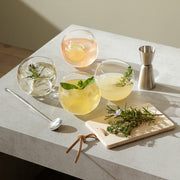 LSA - Rocker Tumbler 350 mL Clear (4 Pack)