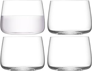 LSA - Metropolitan Stemless Glass 360 mL Clear (4 Pack)