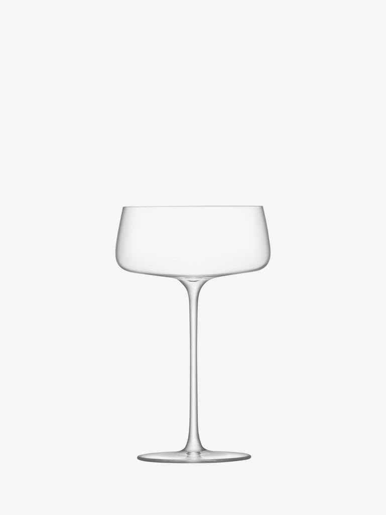 LSA - Metropolitan Champagne Saucer 300 mL Clear (4 Pack)
