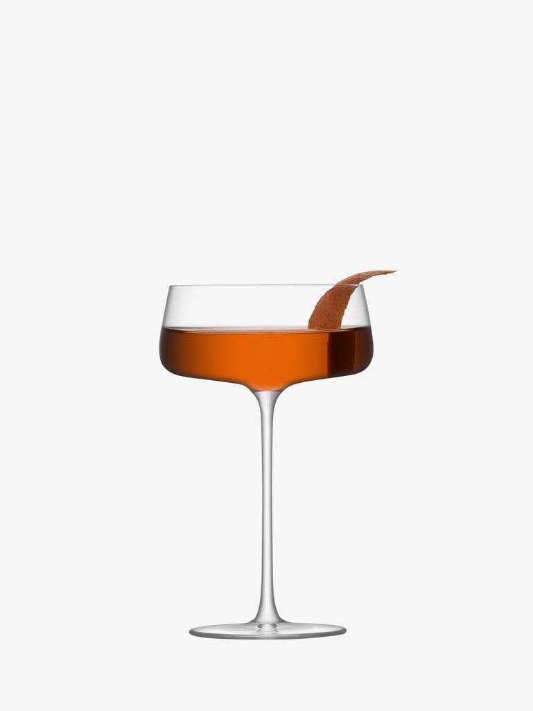 LSA - Metropolitan Champagne Saucer 300 mL Clear (4 Pack)