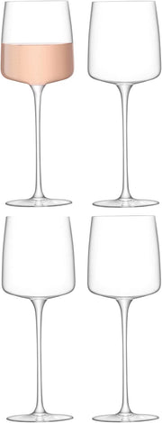 LSA - Metropolitan Wine Glass 350 mL Clear (4 Pack)