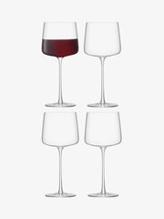 LSA - Metropolitan Wine Glass 400 mL Clear (4 Pack)