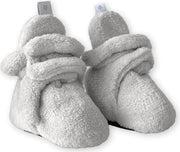 7AM - Baby Booties - Plush | Pearl - 6-12M