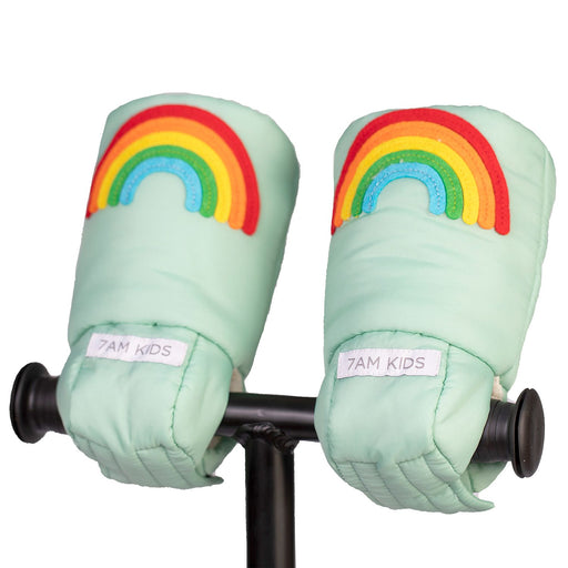 7AM - Kids Scooter Warmmuffs - Rainbow Appliqu?