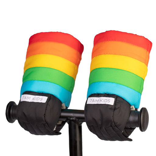 7AM - Kids Scooter Warmmuffs - Rainbow