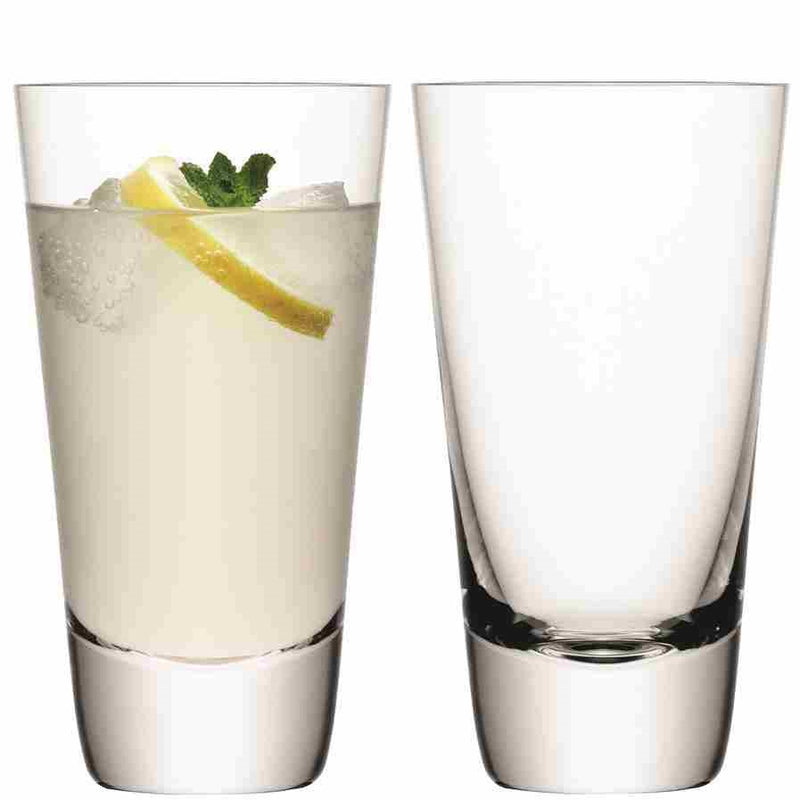 LSA - Madrid Highball 440ml Clear (2 Pack)