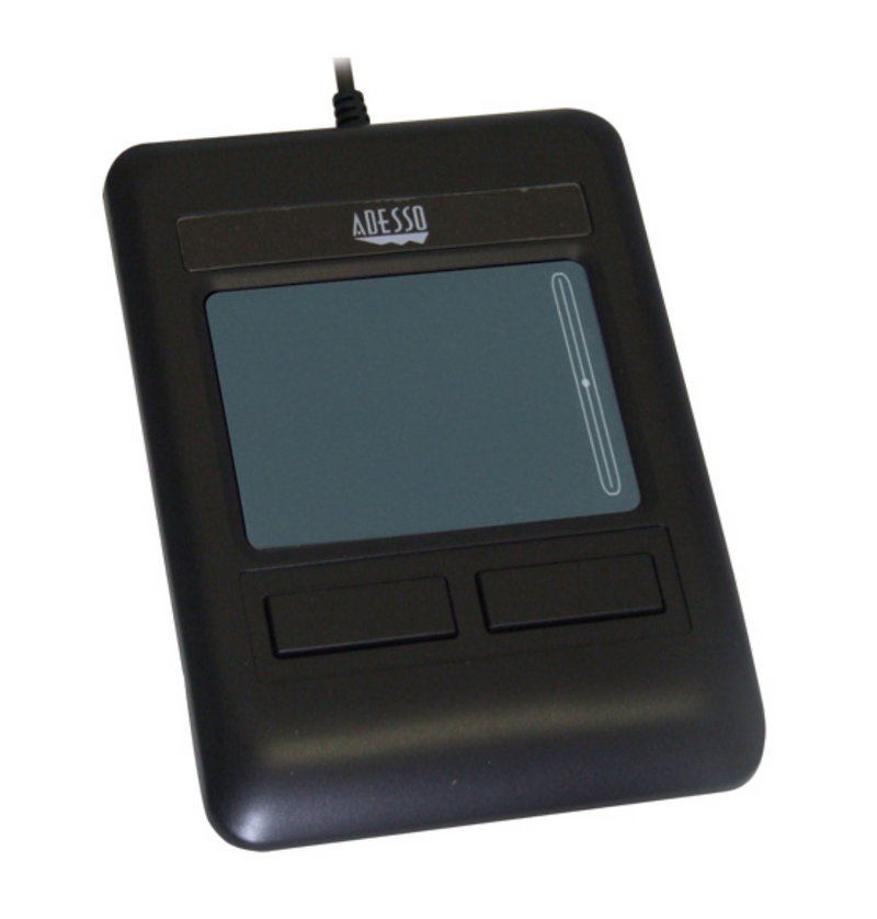 Adesso - Touchpad 2 Button Broser Cat 400 USB Wired PC/Mac - Black