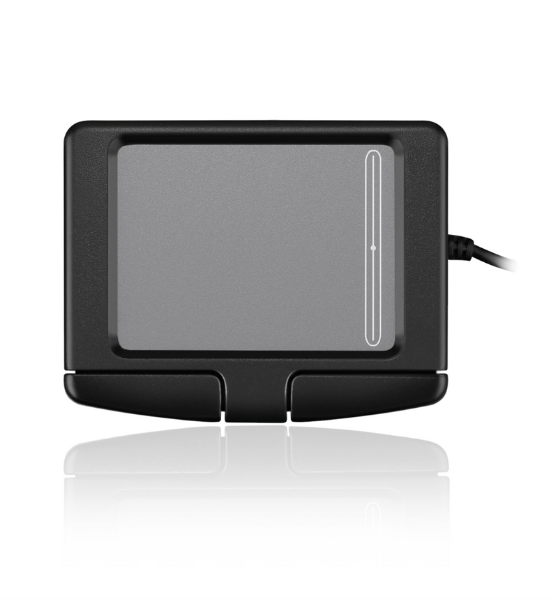 Adesso - Touchpad 2 Button Easy Cat Glidepoint Multi-Touch PC/Mac - Black