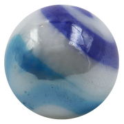 Mega Marbles Tiger Shark - representative marble design close-up