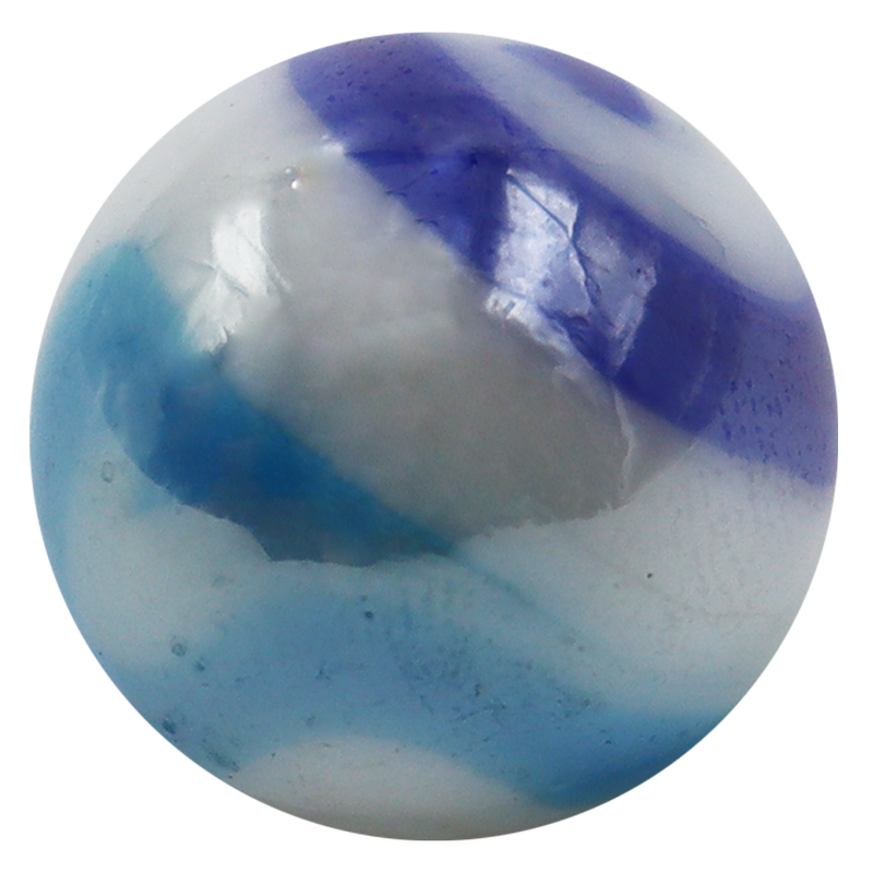 Mega Marbles Tiger Shark - representative marble design close-up