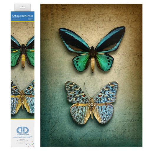 DIAMOND DOTZ - Antique Butterflies - Limolin 