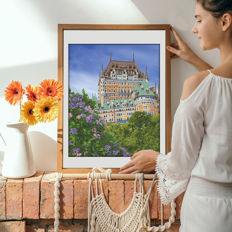DIAMOND DOTZ - Château Frontenac 50.2X60.2 - Limolin 