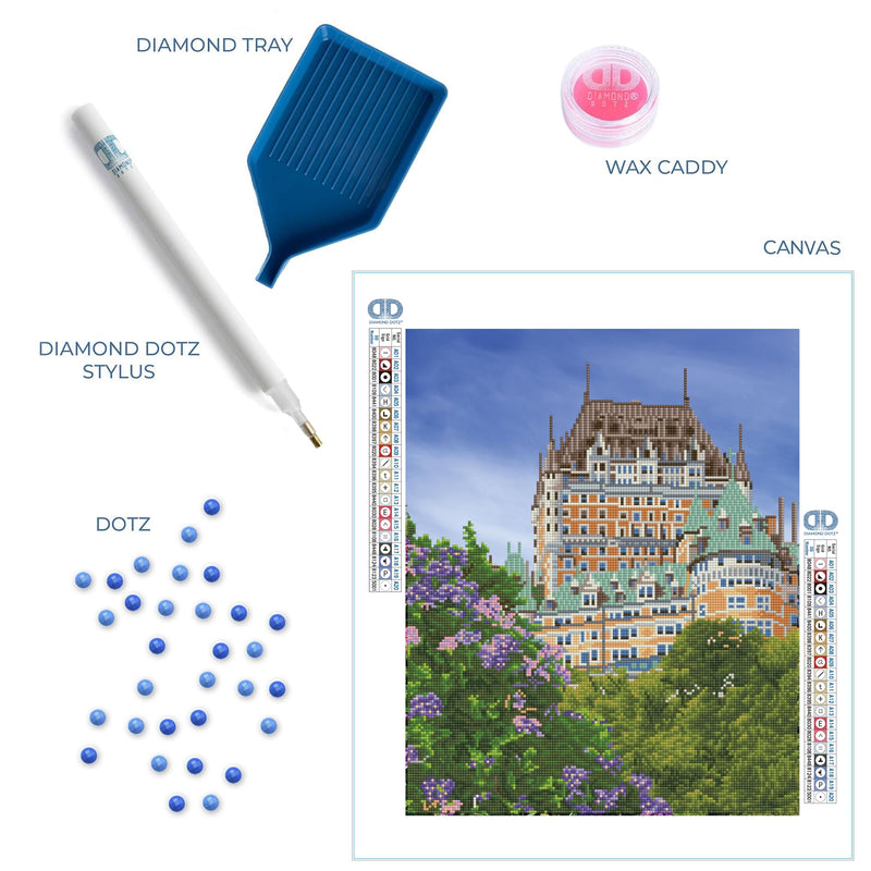 DIAMOND DOTZ - Château Frontenac 50.2X60.2 - Limolin 