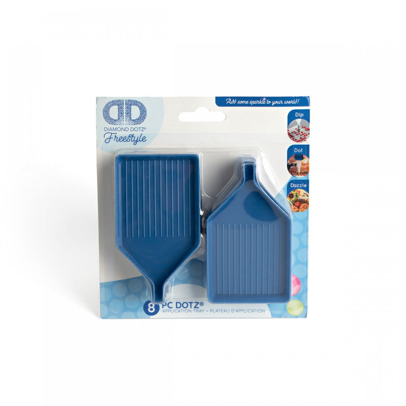 DIAMOND DOTZ - DD 8 Blue Trays with pouring lip - Limolin 