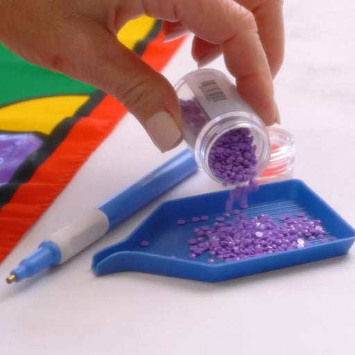 DIAMOND DOTZ - DD 8 Blue Trays with pouring lip - Limolin 