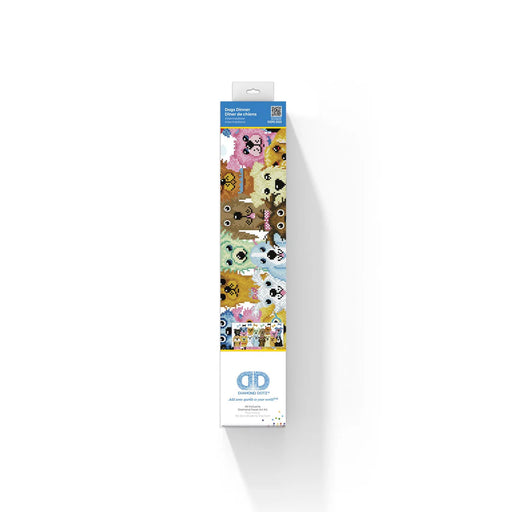 DIAMOND DOTZ - DOGS DINNER (12.5" x 26.1" - 32cm x 67cm) - Limolin 