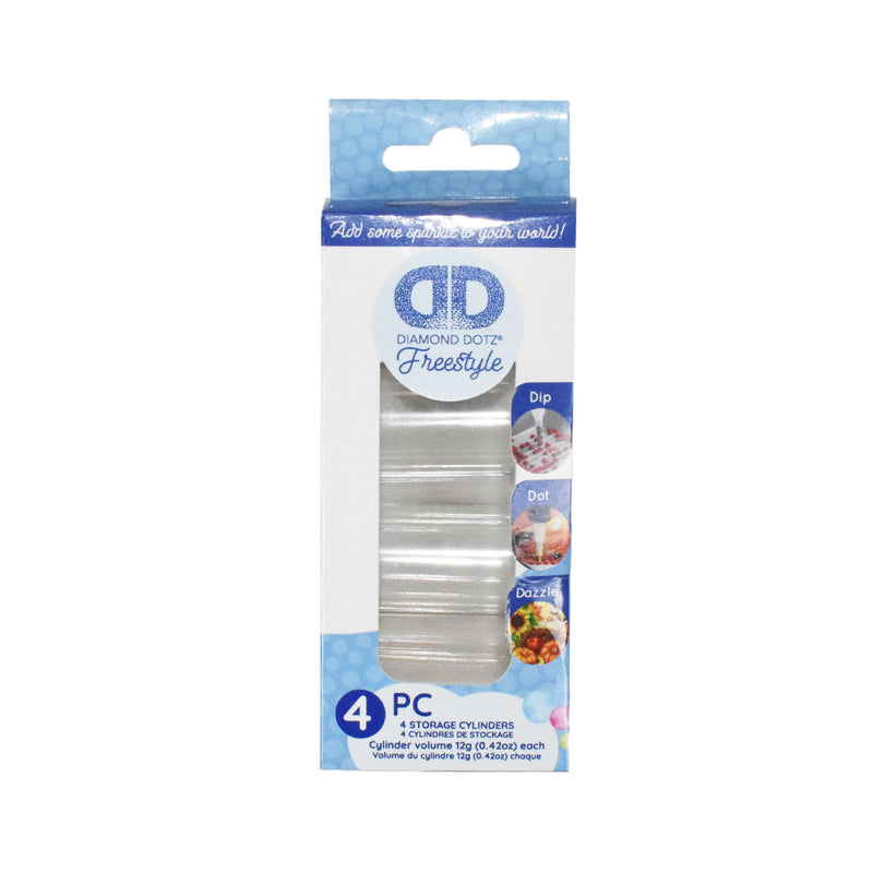 DIAMOND DOTZ - DOTZ ® Freestyle Empthy Cylinders 4 Pack - Limolin 
