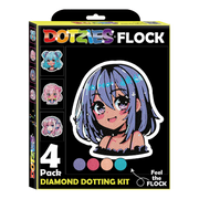 DIAMOND DOTZ - DOTZIES FLOCK - NEON ANIME GIRLS - Limolin 
