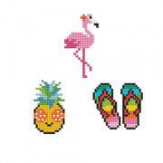 DIAMOND DOTZ - DOTZIES Stickers - Holiday - Flamingo - Pineapple - Thongs - Limolin 