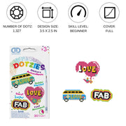 DIAMOND DOTZ - DOTZIES Stickers - Love - Limolin 