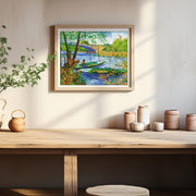 DIAMOND DOTZ - Fishing in Spring (Van Gogh) - Limolin 