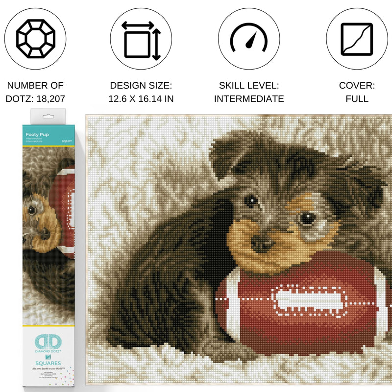 DIAMOND DOTZ - Footy Pup - Limolin 