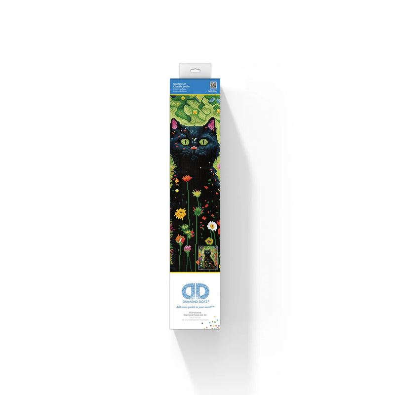 DIAMOND DOTZ - GARDEN CAT (19.9" x 15.9") - Limolin 