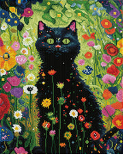 DIAMOND DOTZ - GARDEN CAT (19.9" x 15.9") - Limolin 