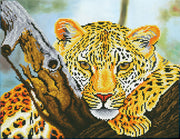 DIAMOND DOTZ - LEOPARD LOOK (14" x 18") - Limolin 