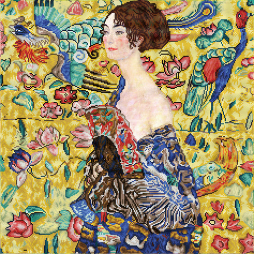 DIAMOND DOTZ - Lady with Fan (Klimt) - Limolin 