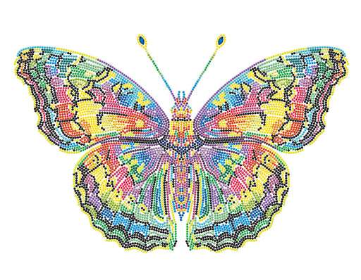 DIAMOND DOTZ - NEON BUTTERFLY (17.1" x 21.1") - Limolin 