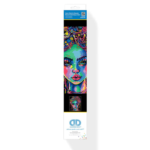 DIAMOND DOTZ - NEON ELECTRIC BEAUTY (17.1" x 21.1") - Limolin 